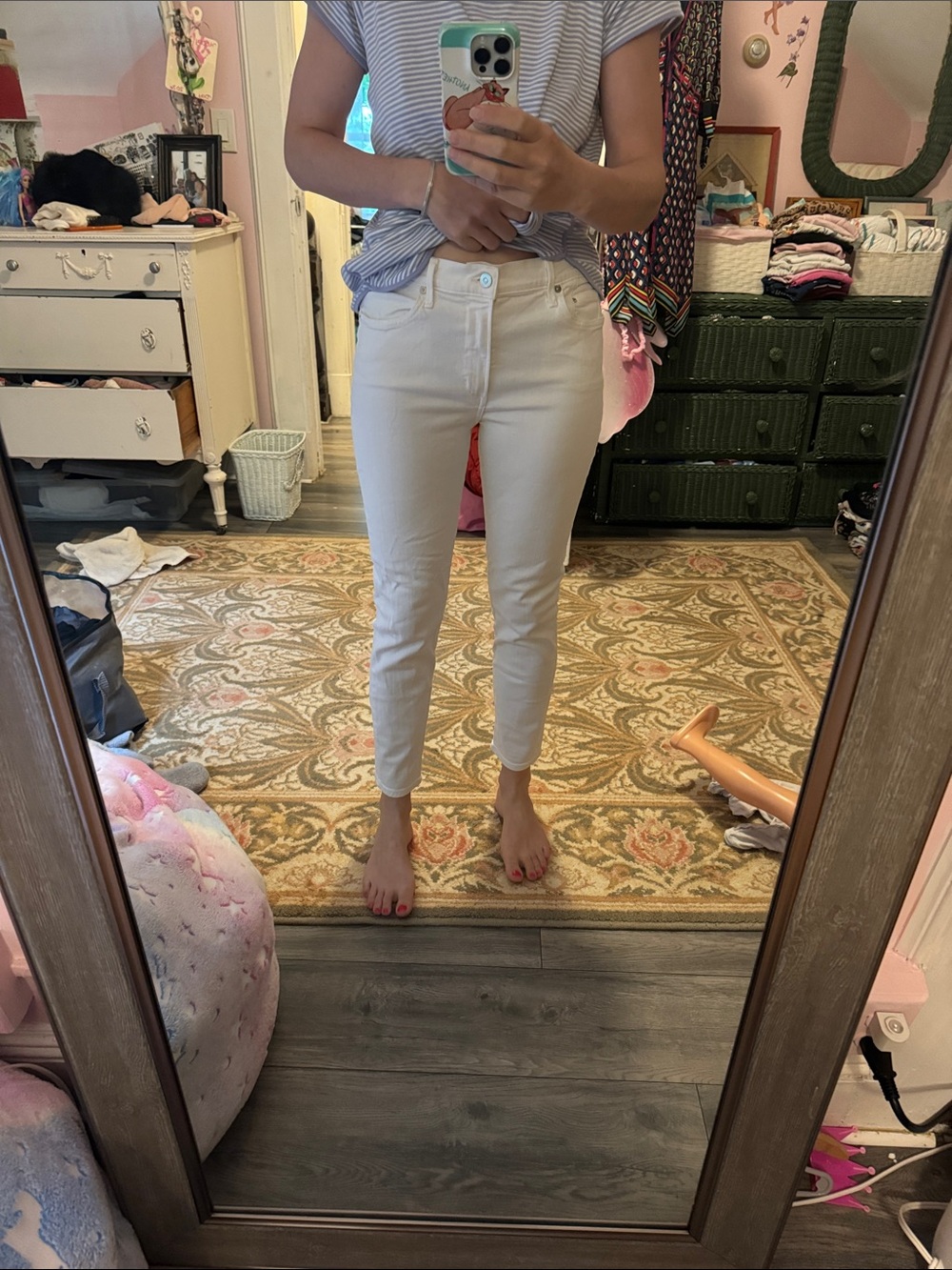 CITIZENS OF HUMANITY White Women’s Cropped Skinny Jeans - size 30